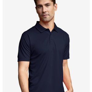 BRAND NEW WITH TAGS Vansport Omega Solid Mesh Polo Men's L Tall Navy